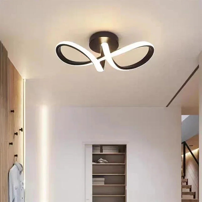 Plafonnier LED minimaliste moderne pour entrée, allée et escalier — LZ4X9P