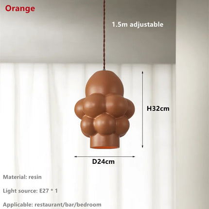 Lustre LED style wabi sabi nordique pour bar et restaurant — LZ4X9J