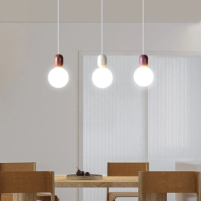 Lampe de chevet nordique au design minimaliste et créatif — LZ4X9T