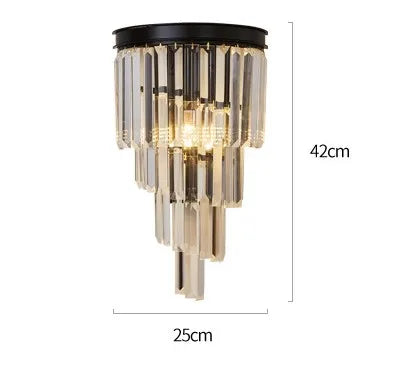 Lustre moderne en cristal pour décoration intérieure élégante — LZ4X9P2
