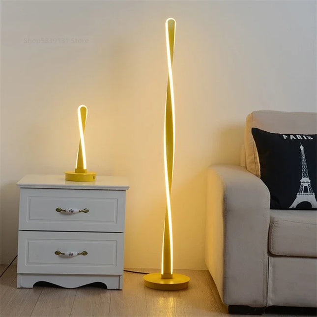 Lampadaire LED moderne à intensité réglable pour intérieur — LZ4X9M