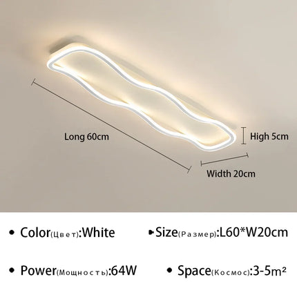 Plafonnier LED moderne pour décoration intérieure lumineuse — LZ4X9Q2