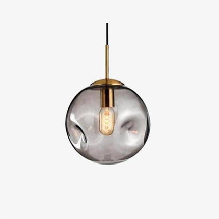 Suspension LED design boule déformée en verre Head — LZ4G7X