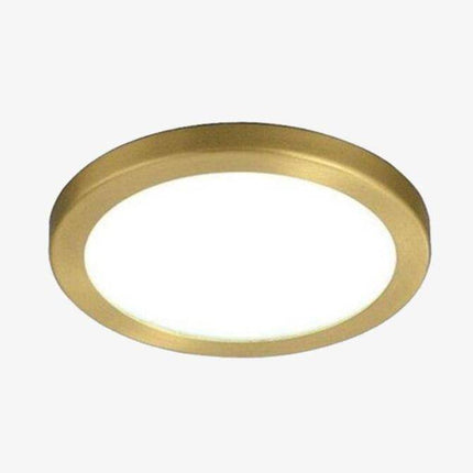 Spot encastré rond LED avec bordure dorée élégante — LZ4XJ9