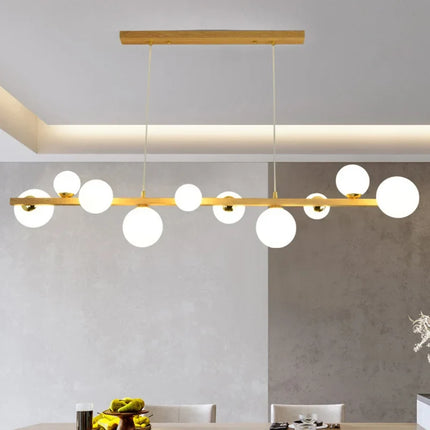 Lustre suspension avec abat-jour en verre décoratif pour maison — LZ4R9XQ