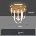 Warm light / 80cm round / Black