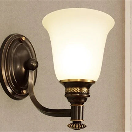 Lustre suspension vintage industriel en cuivre style nordique — LZ7D4Q