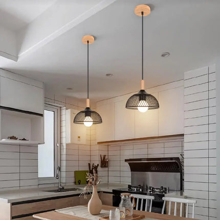 Suspension en métal noir pour décoration intérieure moderne — LZ4X9T