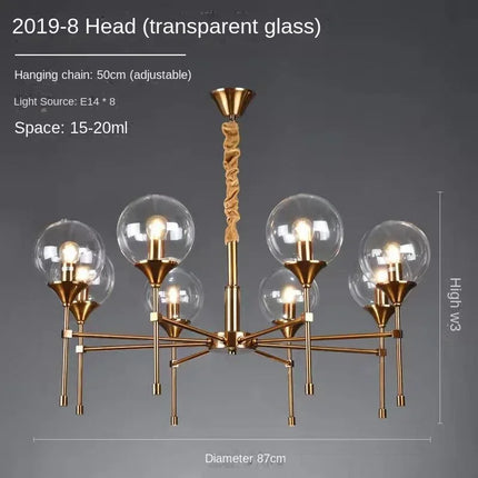 Lustre suspension nordique au design moderne pour ambiance élégante — LZ4X9T