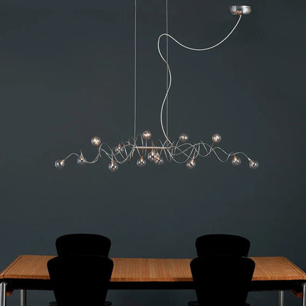 Lustre nordique en verre artistique pour décoration intérieure — LZ4R9T1
