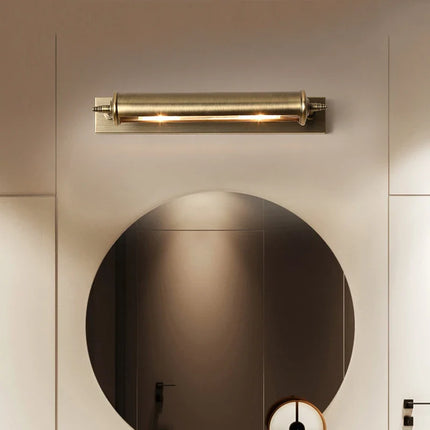Applique murale vintage en bronze avec ampoule remplaçable style européen — LZ4X9T2