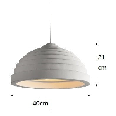 Suspension moderne avec abat-jour arrondi design Jorja — LZ4X9Q