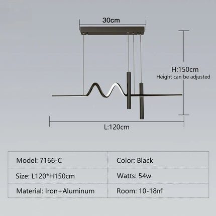 Suspension LED au design minimaliste et moderne — LZ4X9P2