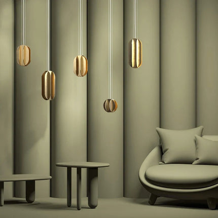 Suspension minimaliste en cuivre pour restaurant et bar — LZ4X9JQ