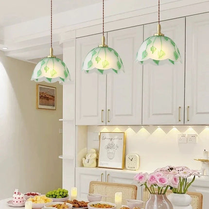 Lustre européen en verre pour éclairage décoratif intérieur — LZ4D7X9