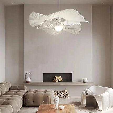 Lustre LED tissu design nordique pour salon et salle à manger — LZ4X7Q9