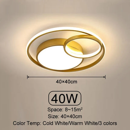 Plafonnier LED dimmable moderne pour salon et salle à manger — LZ4Q9XJ