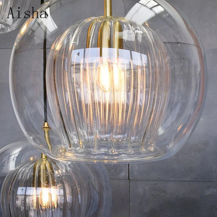 Suspension en verre au design moderne pour intérieur nordique — LZ4T9XJ