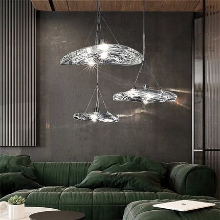 Suspension en verre au style art déco pour éclairage raffiné — LZ4X9P2