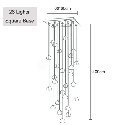 Suspension nordique en cristal pour décoration élégante — LZ4N7Q2