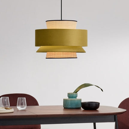 Suspension moderne à abat-jour multiple en tissu Bria — LZ4X9T