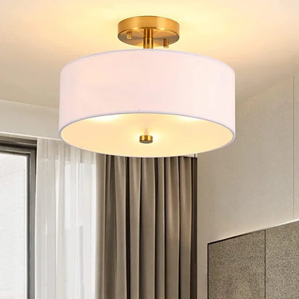 Plafonnier vintage en tissu pour une ambiance chaleureuse — LZ4X9P2