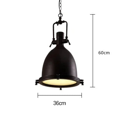 Suspension industrielle rétro en métal pour intérieur — LZ4X9T2