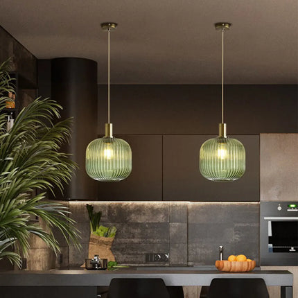 Lustre en verre lumineux pour décoration intérieure élégante — LZ4X9P