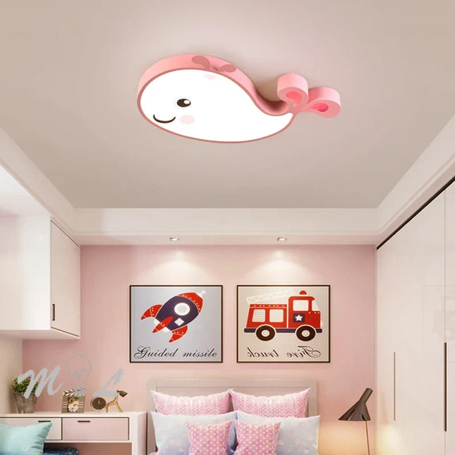 Plafonnier LED créatif en forme de baleine pour chambre d’enfant moderne — LZ4X9P2