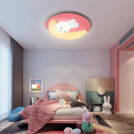 Plafonnier LED design nordique en forme de lapin pour intérieur — LZ4X9B2