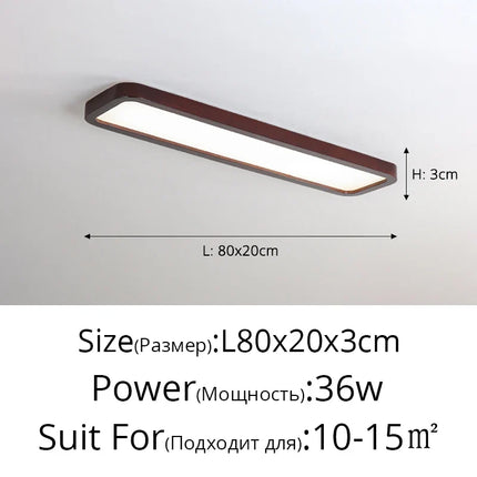 plafonnier led ultra-mince moderne pour entrée et balcon