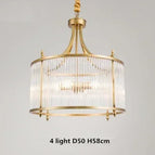 4 lumières D50 H58cm