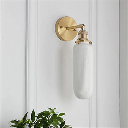 Applique murale LED vintage en céramique style nordique moderne — LZ4X9P2