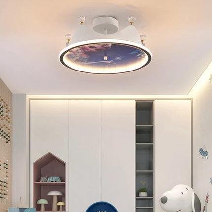 Plafonnier moderne décoratif cœur style dessin animé fille — LZ4Q9X2