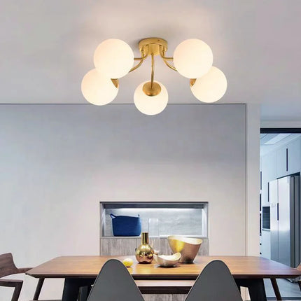 Suspension LED en verre style nordique pour intérieur — LZ4X9P