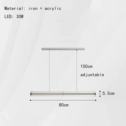Lustre suspension art déco avec anneau et fil réglable — LZ4G7XQ