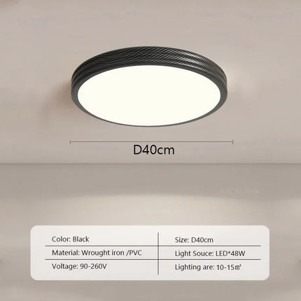 Plafonnier LED au design nordique médiéval pour intérieur — LZ4X9P2