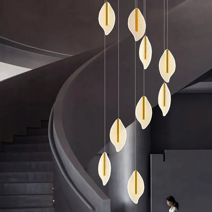 Lustre moderne en acrylique pour éclairage intérieur décoratif — LZ4X9T