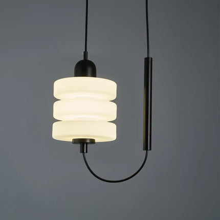 Suspension LED moderne en verre avec câble réglable — LZ4P9XQ