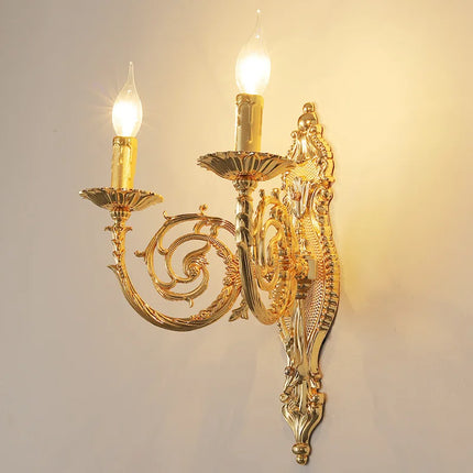 applique européenne en alliage de zinc cristal luxe éclairage hôtel