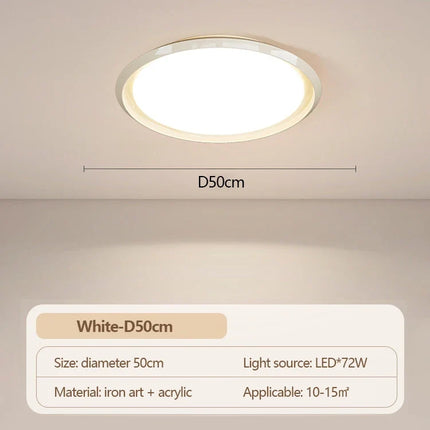 Plafonnier LED ultra fin au design moderne pour intérieur — LZ4X9QJ