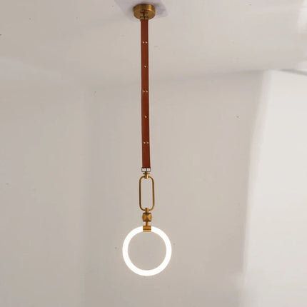 Plafonnier suspendu lumineux à anneau design nordique — LZ4X9M2