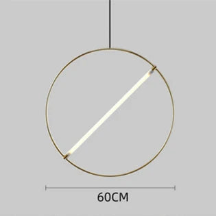 Suspension LED ronde au design moderne et simple — LZ4X9T2