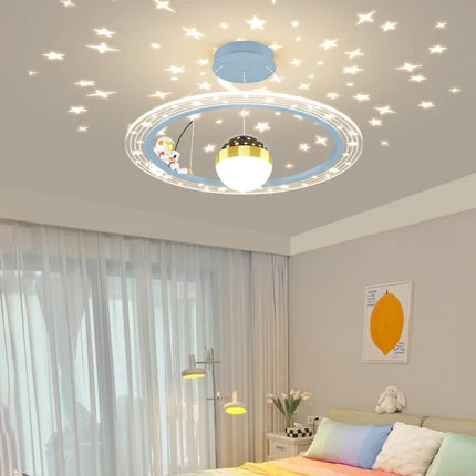 Lustre LED rond à gradation pour chambre d’enfant — LZ4X9T1