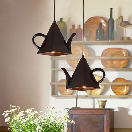 Suspension design artistique en forme de tasse et théière — LZ4X9P