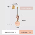 B Planète rose rose / Lumière chaude