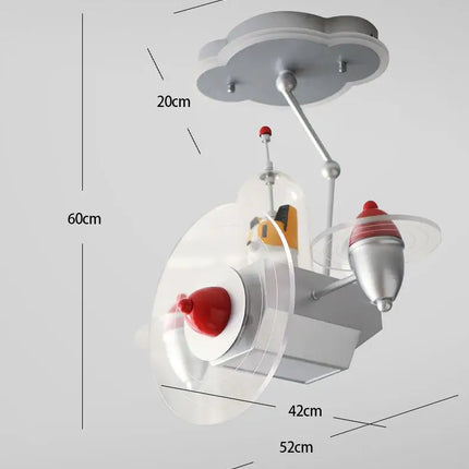 Plafonnier décoratif moderne en forme d’avion pour enfant — LZ4XJ7