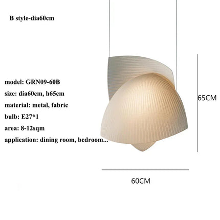 Suspension en tissu style nordique Wabi Sabi pour décoration intérieure — LZ4X9P2Q