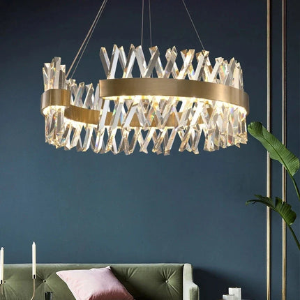Lustre de luxe en cristal Winfordo WF-XD009 pour éclairage intérieur — LZ4P9XQ