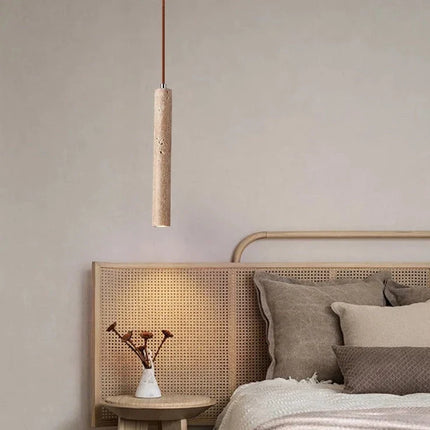 Suspension tube en bois style japonais rétro moderne — LZ4T9Q2